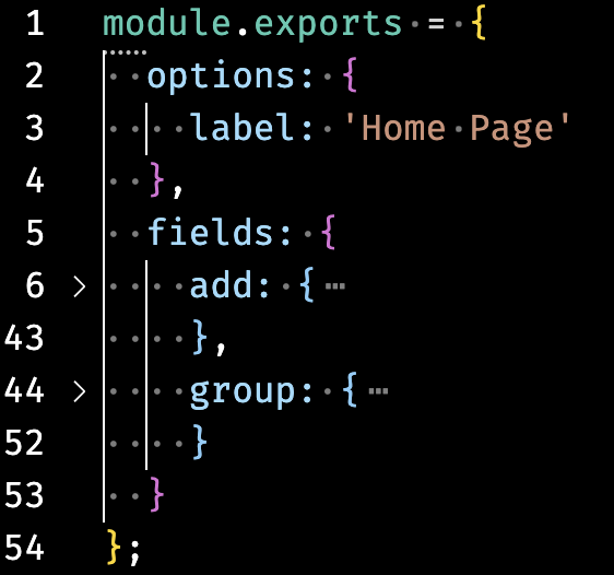 Code of the boilerplate project  module